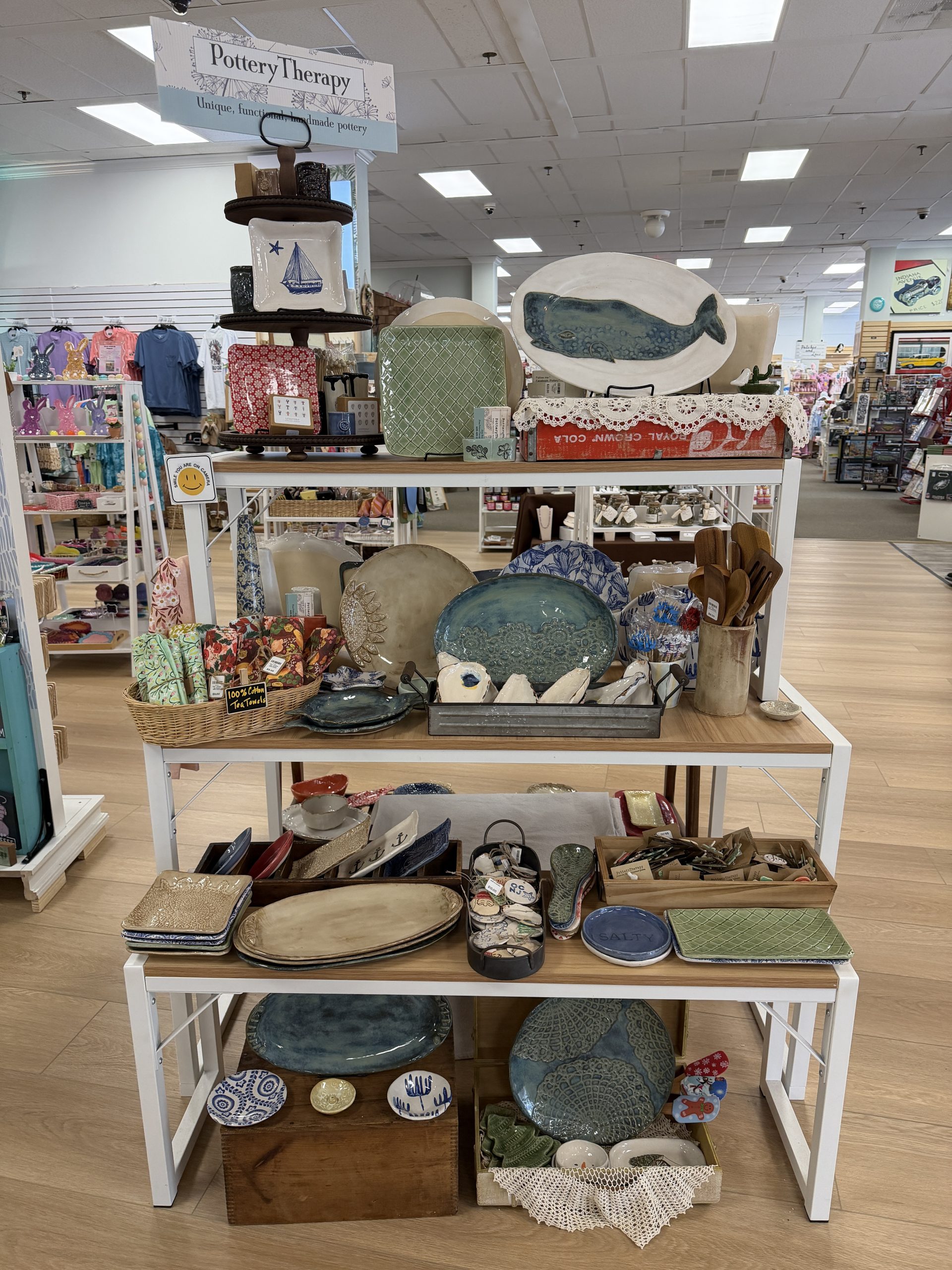 Pottery Therapy located inside of Stainton's on Asbury in Ocean City New Jersey.