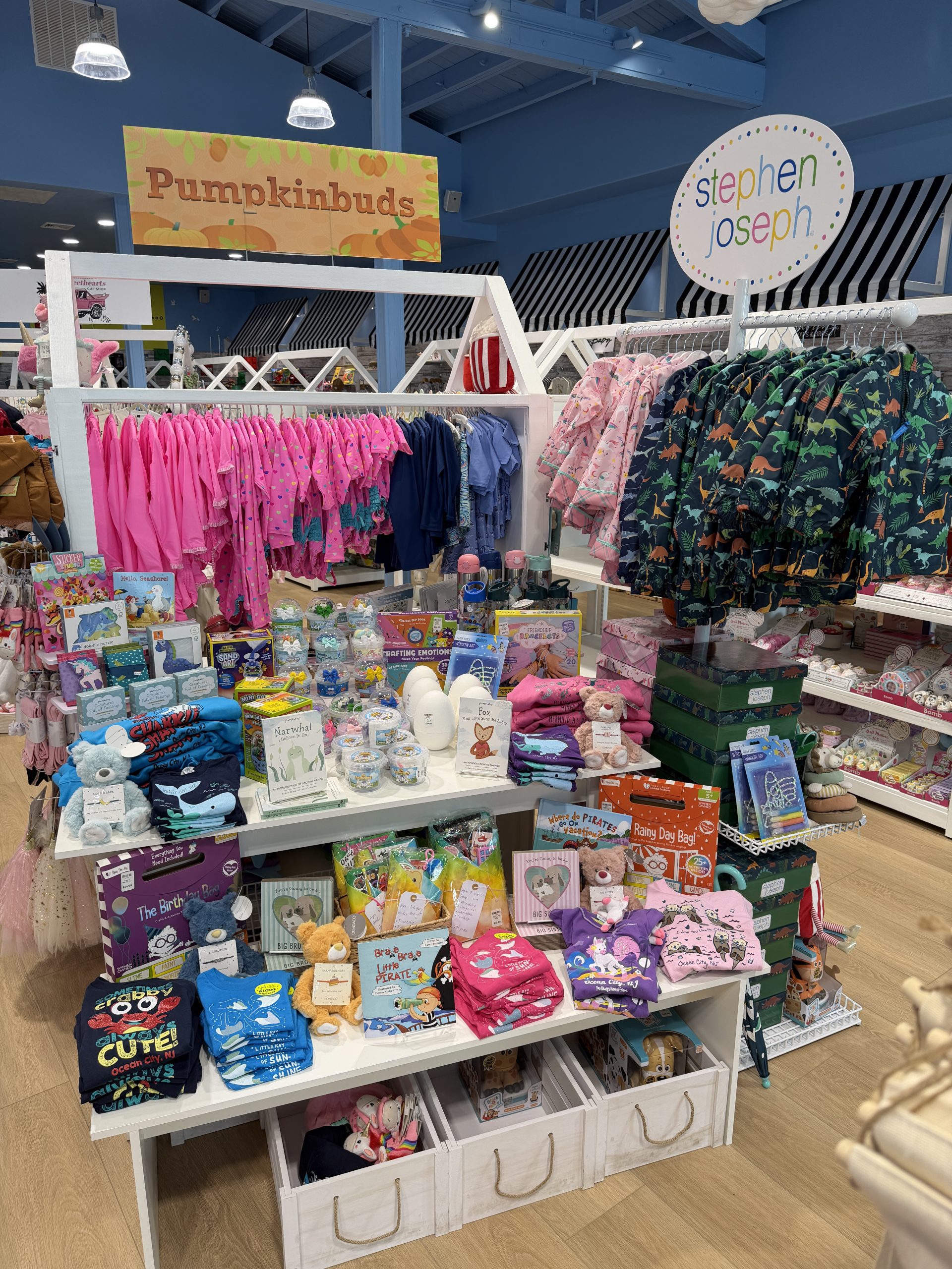 Pumpkin Buds childrens brand inside Staintons in Ocean City New Jersey